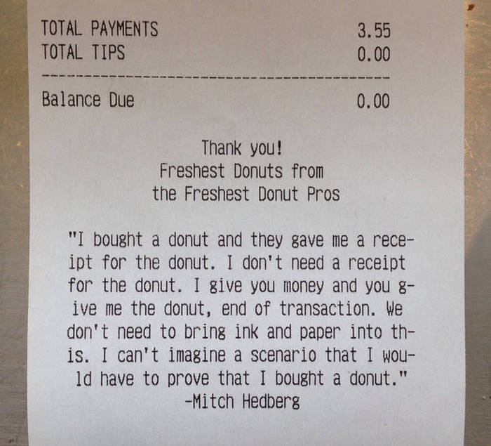 Receipts That Are Actually Worth Keeping (29 pics)