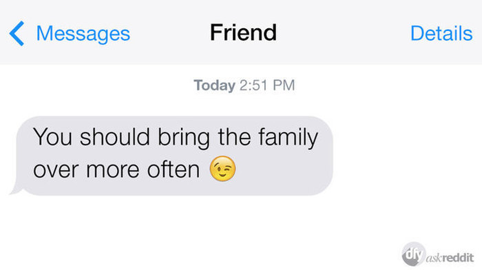 Accidental Winky Faces Turn Innocent Texts Into Awkward Conversations (15 pics)