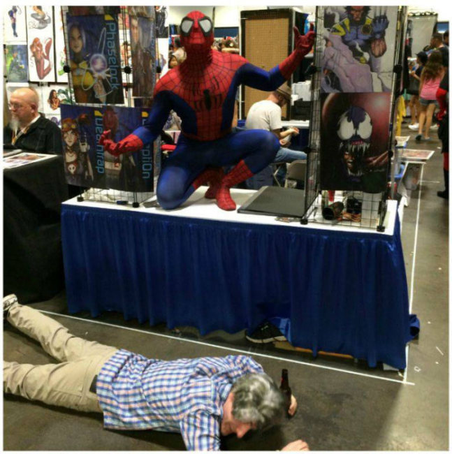 Spider-Man Reacts To Drunk Uncle Ben (9 pics)