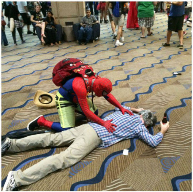 Spider-Man Reacts To Drunk Uncle Ben (9 pics)