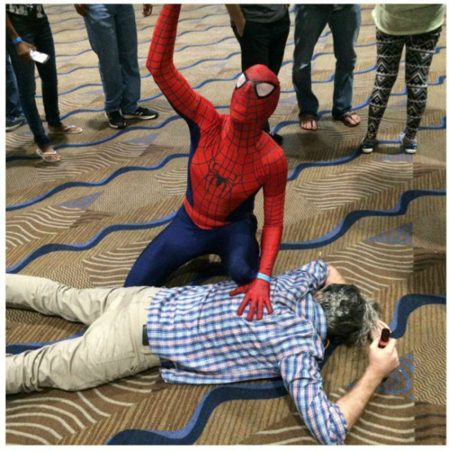 Spider-Man Reacts To Drunk Uncle Ben (9 pics)