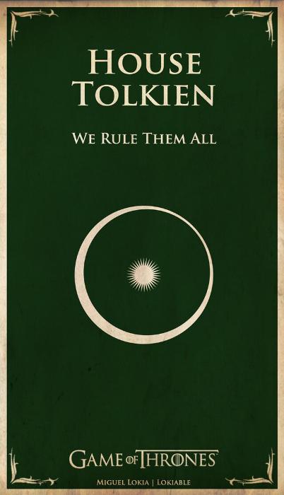 If Famous Pop Culture Characters Had Their Own Game of Thrones House Symbols (16 pics)