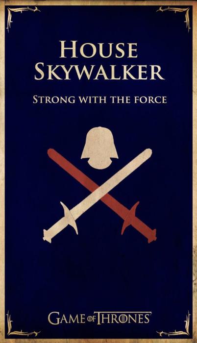 If Famous Pop Culture Characters Had Their Own Game of Thrones House Symbols (16 pics)