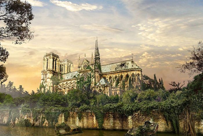 What The World Would Look Like Before And After The Apocalypse (56 pics)
