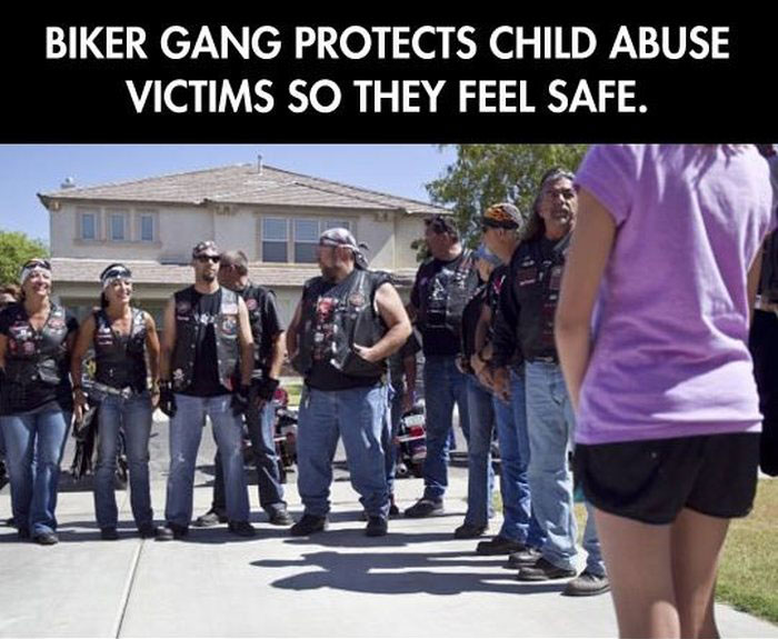 This Biker Gang Will Restore Your Faith In Humanity (7 pics)