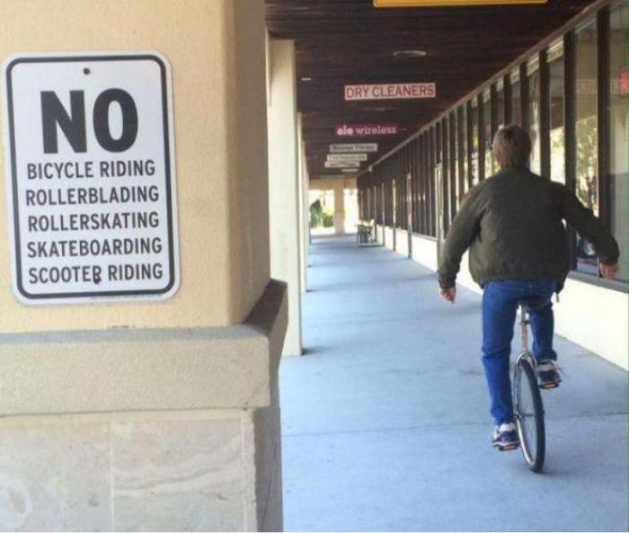 People Who Take Signs Way Too Literally (26 pics)
