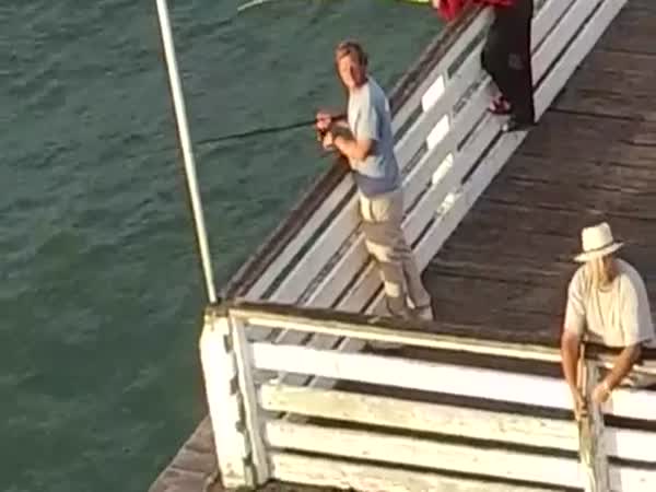 Fisherman vs Drone