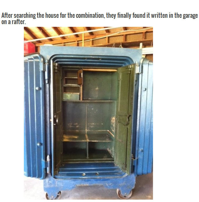 After Cracking Open Their Grandma's Safe They Found Some Serious Loot (7 pics)