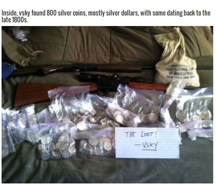 After Cracking Open Their Grandma's Safe They Found Some Serious Loot (7 pics)