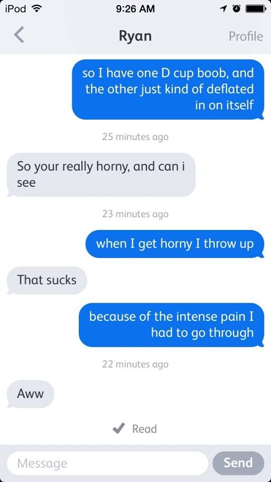 Girl Trolls Creepy Guy Trying To Sext Her (6 pics)