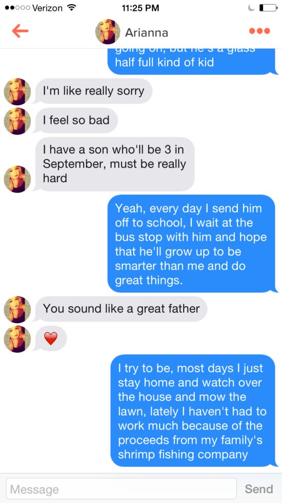 This Guy Pretended To Be Forrest Gump On Tinder And No One Caught On (4 pics)