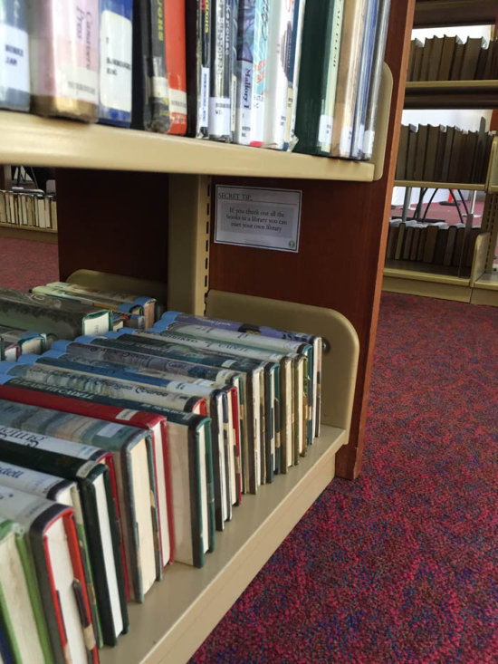 Secret Library Tip That The Librarians Don't Want You To Know (3 pics)