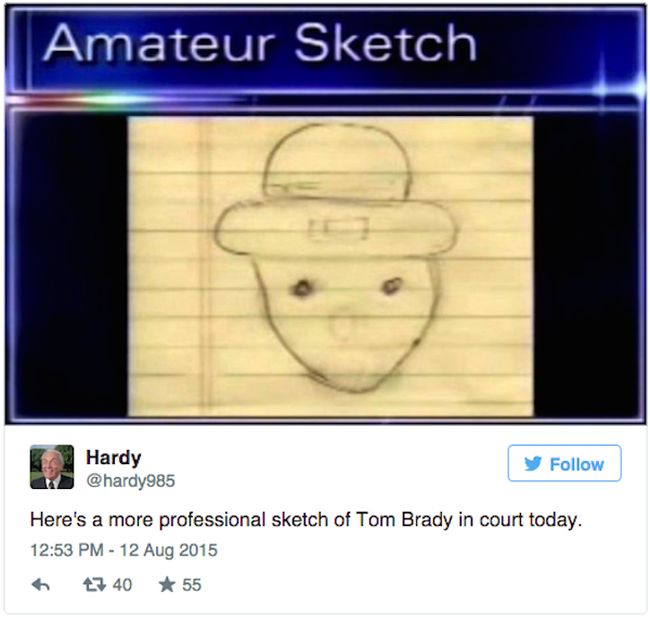 The Internet Is Having Way Too Much Fun With This Sketch Of Tom Brady (16 pics)
