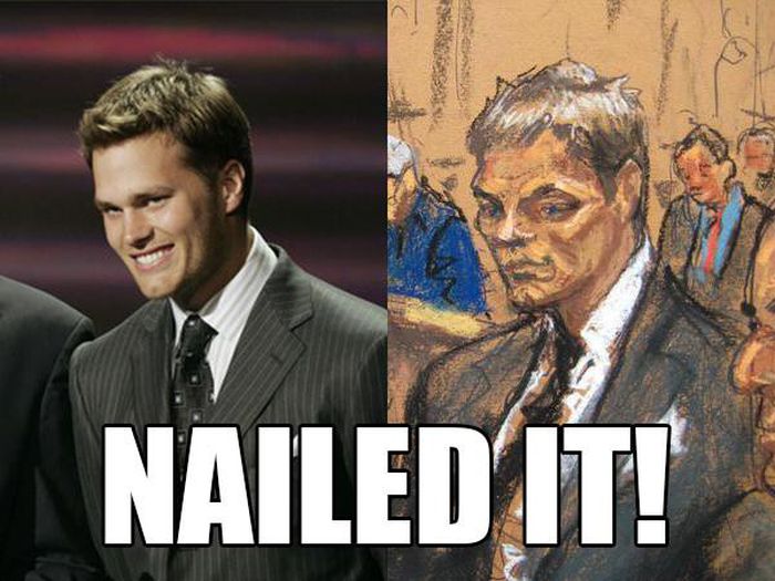 The Internet Is Having Way Too Much Fun With This Sketch Of Tom Brady (16 pics)