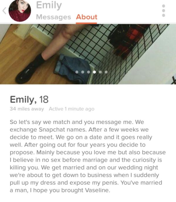 Weird, Funny And Awesome People You Can Meet On Tinder (21 pics)