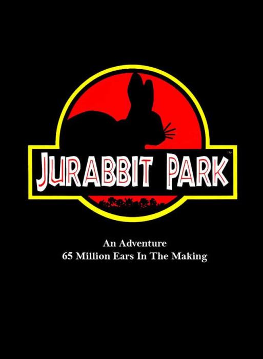 Jurabbit Park Recreates Famous Scenes From Jurassic Park Using A Rabbit (9 pics)