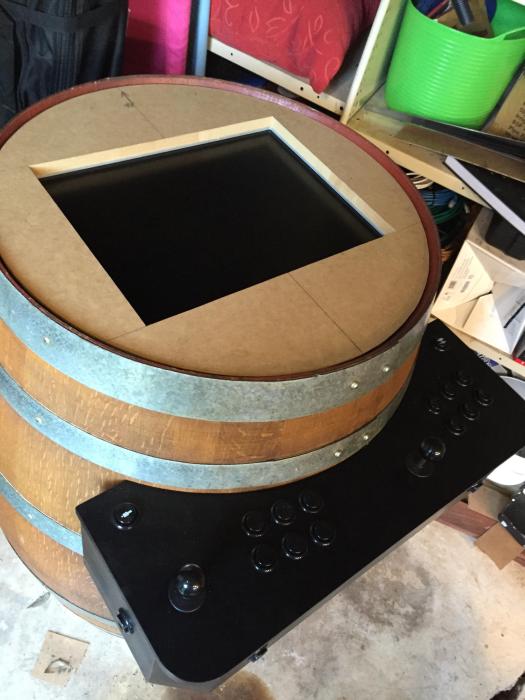 This DIY Arcade Game In A Barrel Is Something We All Wish We Had (19 pics)