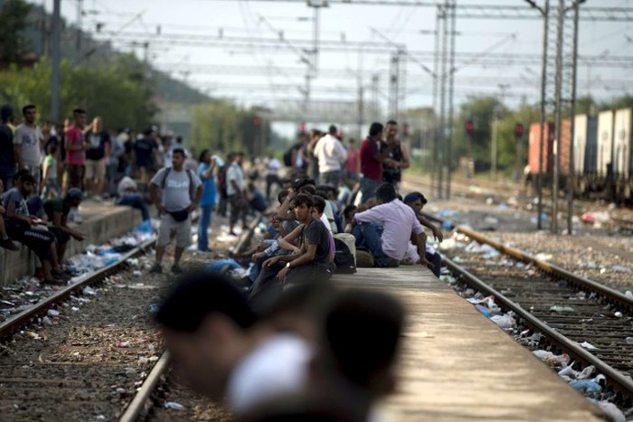 Migrants From The Middle East Pack This Train To Europe (30 pics)
