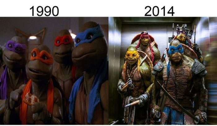 Classic Movie Shots Get Compared To Their Modern Remakes (19 pics)