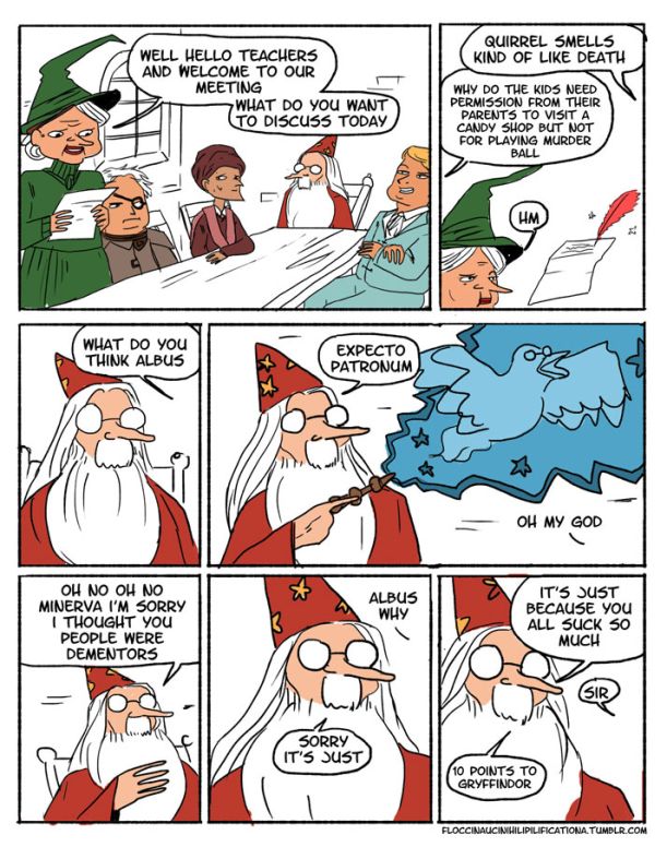 Dumbledore Shows Off His Sassy Side In These Funny Harry Potter Comics (15 pics)