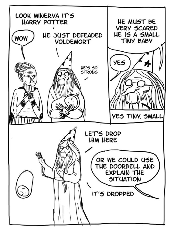 Dumbledore Shows Off His Sassy Side In These Funny Harry Potter Comics (15 pics)