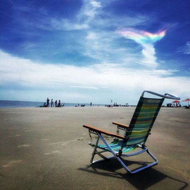 Extremely Rare Fire Rainbow Spotted In The Skies Of South Carolina (6 pics)