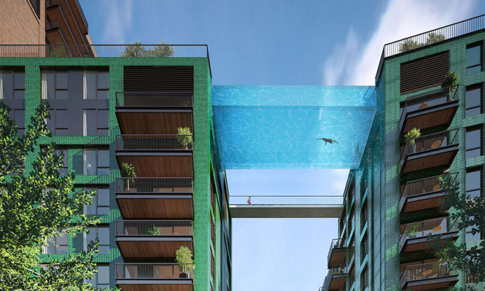 London Is Getting A Glass Bottom 'Sky Pool' That Will Let You Swim At 115 Feet (3 pics)