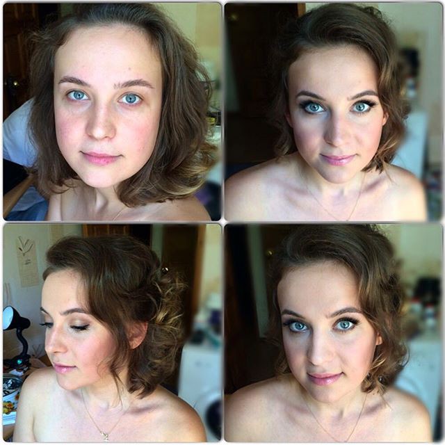 Girls With And Without Makeup (24 pics)