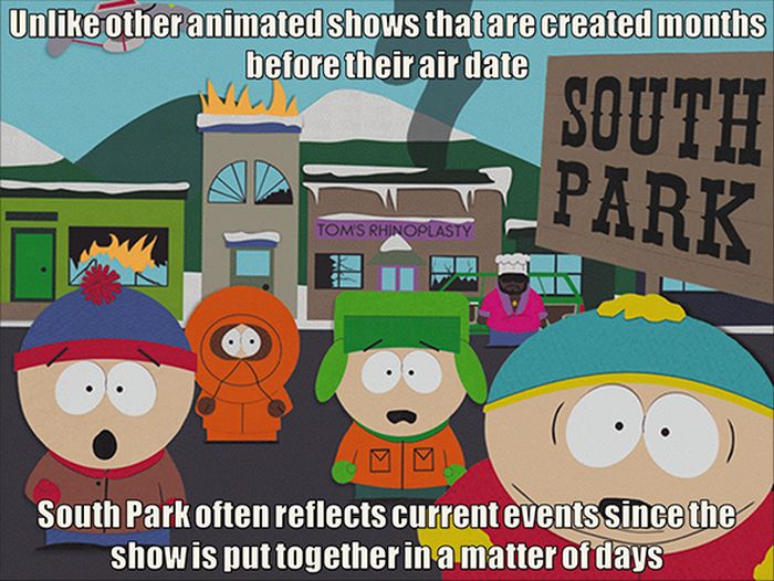 Fun, Random And Awesome Facts About South Park (19 pics)