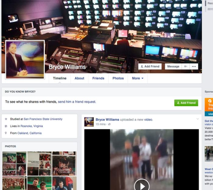 Reporter And Cameraman Murdered By Gunman On Live TV (10 pics + 2 videos)