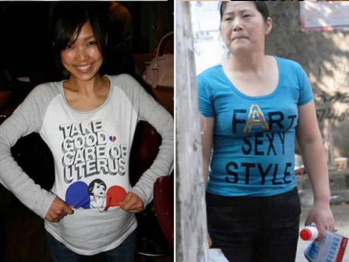 English T-Shirts In Asia (8 pics)