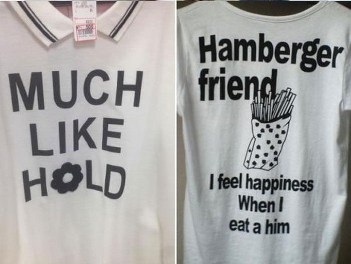 English T-Shirts In Asia (8 pics)