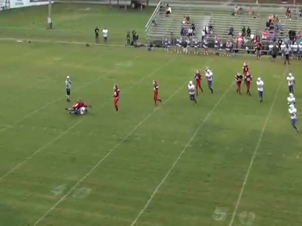 Blountstown Middle School Unbelievable Play for Touchdown