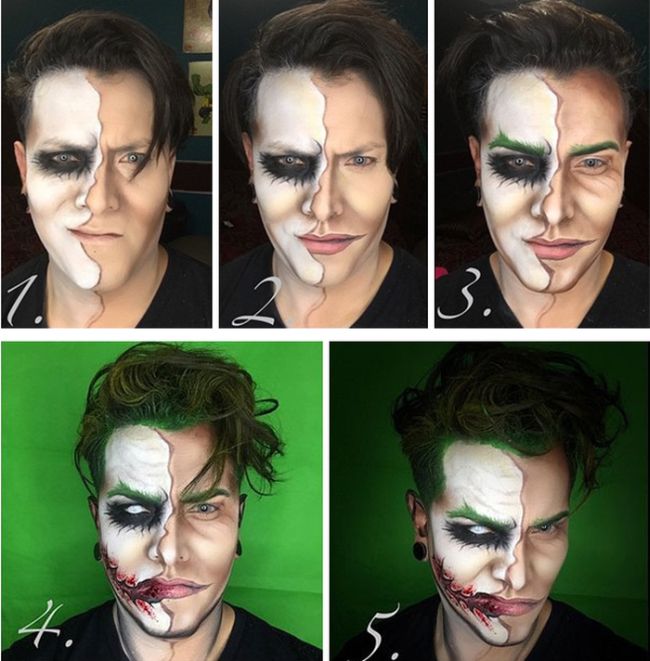 Makeup Artist Turns Himself Into Superheroes (15 pics)