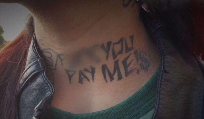 Sex Traffickers Brand Their Slaves With Tattoos  (7 pics)