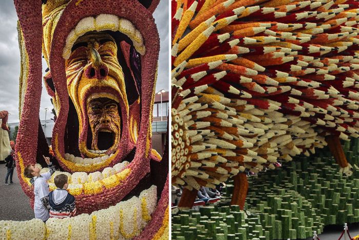 World’s Largest Flower Parade In The Netherlands (14 pics)