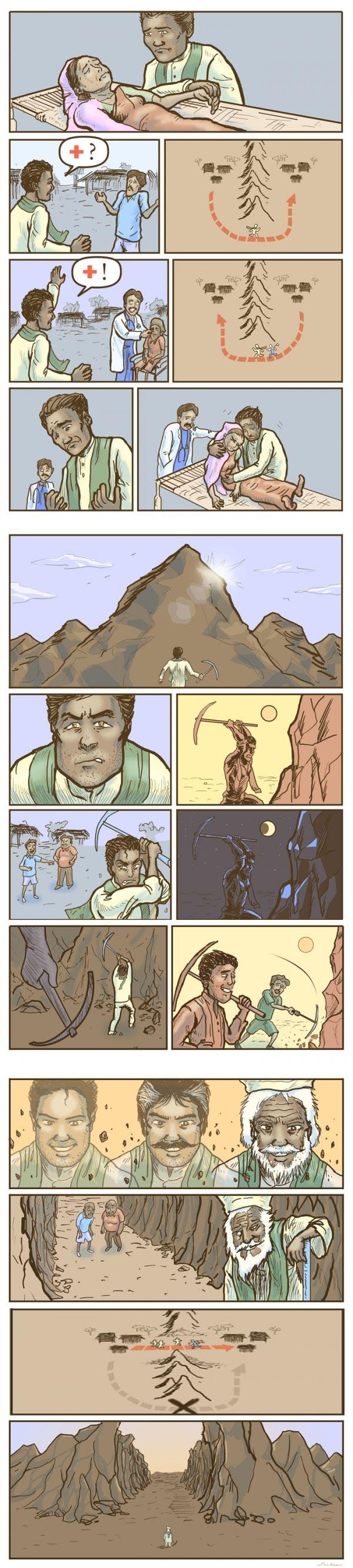 The Story Of Dashrath Manjhi (6 pics)