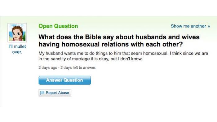 Funny And Weird Yahoo Answers (16 pics)