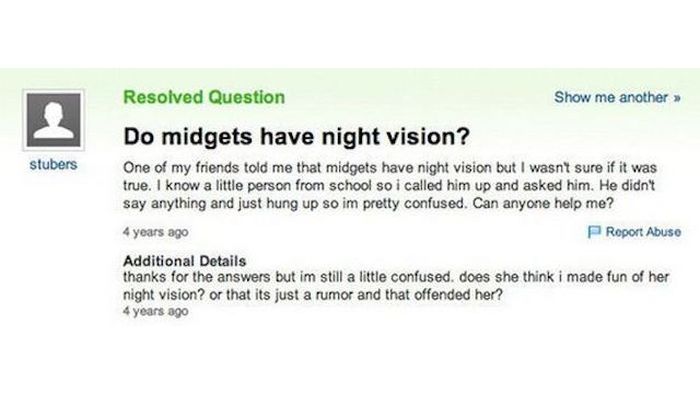 Funny And Weird Yahoo Answers (16 pics)