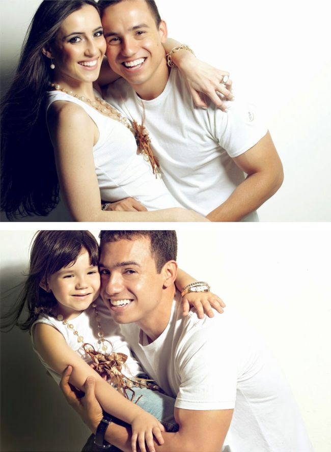 Man Poses With His Daughter To Recreate Photos Of His Late Wife (13 pics)