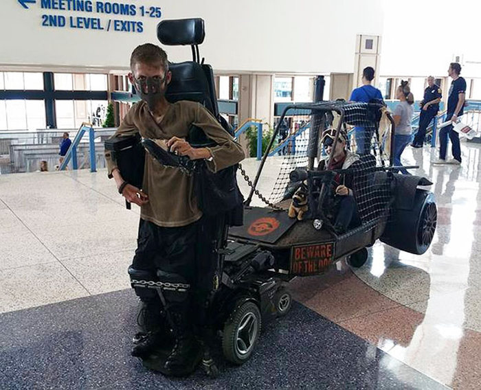 This Disabled Student Used His Wheelchair To Make An Epic Mad Max Cosplay (8 pics)