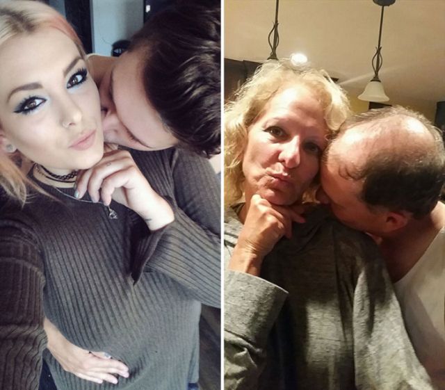 Couple Gets Trolled By Girl's Parents For Taking Selfies (4 pics)