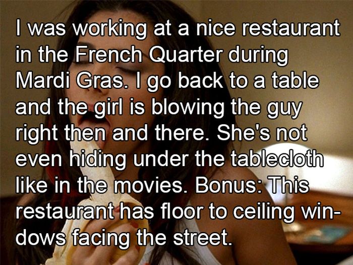 Waiters And Bartenders Reveal Their Most Awkward Date Stories (11 pics)