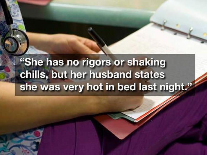 20 Of The Strangest Things Ever Found On Hospital Patient Charts (20 pics)