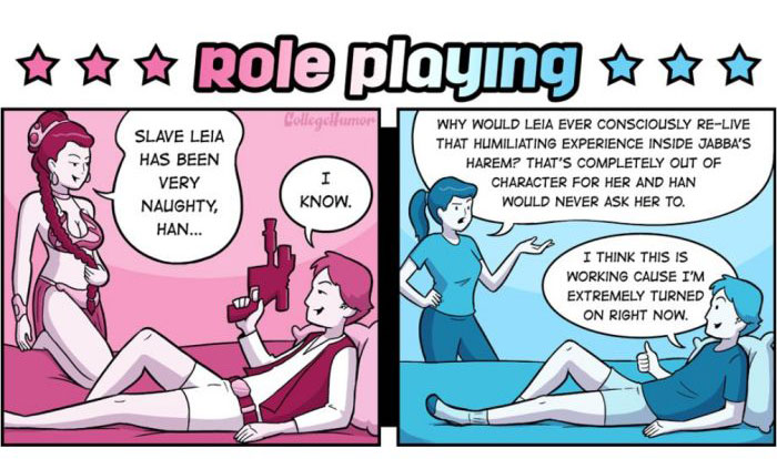 What Every Sexual Fantasy Would Actually Look Like In Real Life (5 pics)
