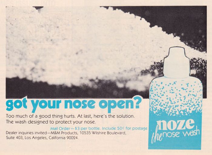 Cocaine Accessory Advertisements Prove The 70s Were A Very Different Time (23 pics)
