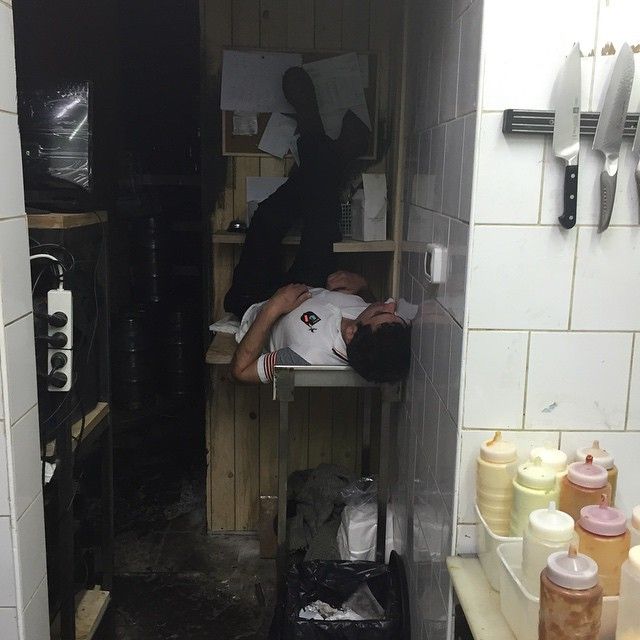 Meet The Alcoholic Boss That Falls Asleep In Awkward Places (17 pics)