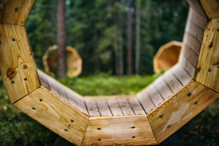 These Estonian Students Built Giant Wooden Megaphones, Find Out Why (10 pics)