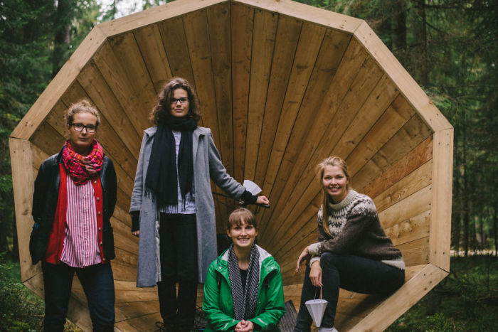 These Estonian Students Built Giant Wooden Megaphones, Find Out Why (10 pics)