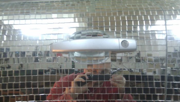Cool Car Is Covered Completely With Mirrors (15 pics)